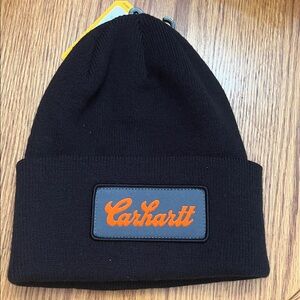 NWT Carhartt Men's Knit Cuffed Script Patch Beanie